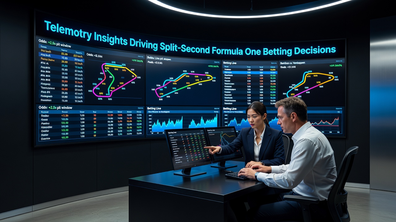 Formula One car sensors transmitting real-time telemetry data during a race